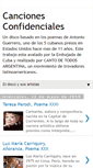 Mobile Screenshot of cancionesconfidenciales.blogspot.com