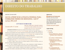 Tablet Screenshot of direitodotrabalhonoseculoxxi.blogspot.com