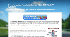 Desktop Screenshot of hypothyroidism-revolution-review.blogspot.com