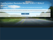 Tablet Screenshot of hypothyroidism-revolution-review.blogspot.com