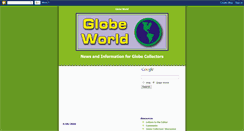 Desktop Screenshot of globeworld.blogspot.com