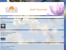 Tablet Screenshot of elartedevivirtucuman.blogspot.com