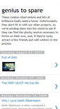 Mobile Screenshot of geniustospare.blogspot.com