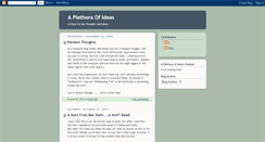 Desktop Screenshot of aplethoraofideas.blogspot.com