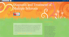 Desktop Screenshot of diagnosisofmultiplesclerosis.blogspot.com