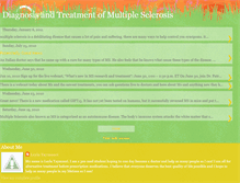 Tablet Screenshot of diagnosisofmultiplesclerosis.blogspot.com