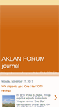 Mobile Screenshot of aklanforum.blogspot.com