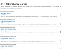 Tablet Screenshot of lymphomajournal.blogspot.com