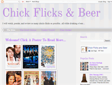 Tablet Screenshot of chickflicksandbeer.blogspot.com