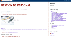 Desktop Screenshot of gestion-personal.blogspot.com