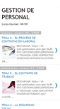 Mobile Screenshot of gestion-personal.blogspot.com