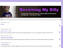 Tablet Screenshot of becomingbillyhove.blogspot.com