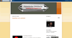 Desktop Screenshot of halukdiyorki.blogspot.com