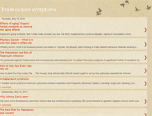 Tablet Screenshot of braincancersymptoms.blogspot.com