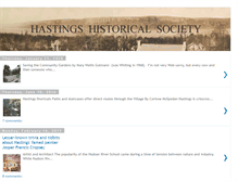 Tablet Screenshot of hastingshistoricalsociety.blogspot.com