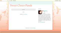 Desktop Screenshot of chocomaripanda.blogspot.com