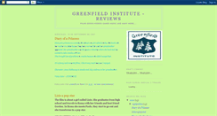 Desktop Screenshot of greenfield-reviews.blogspot.com