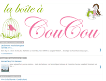 Tablet Screenshot of coucoucrea.blogspot.com