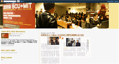 Desktop Screenshot of mitworkshop2009.blogspot.com