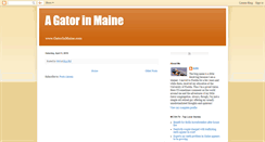 Desktop Screenshot of gatorinmaine.blogspot.com