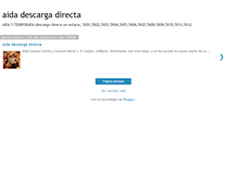 Tablet Screenshot of aidadescargadirecta.blogspot.com