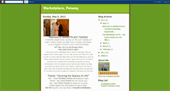 Desktop Screenshot of marketplacepenang.blogspot.com