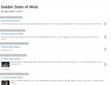 Tablet Screenshot of golden-state-of-mind.blogspot.com
