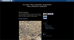 Desktop Screenshot of islamiwallpapers.blogspot.com