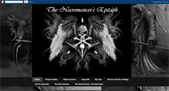 Desktop Screenshot of necromancersepitaph.blogspot.com