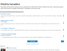 Tablet Screenshot of historiainovadora.blogspot.com