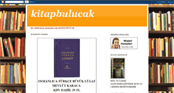 Desktop Screenshot of kitapbulucak.blogspot.com