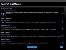 Tablet Screenshot of brownnoisemusic.blogspot.com