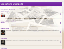 Tablet Screenshot of expositionsquimperle.blogspot.com