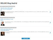Tablet Screenshot of deluxemadrid.blogspot.com