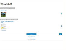 Tablet Screenshot of just2weird.blogspot.com