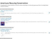 Tablet Screenshot of americansrescuingconservatism.blogspot.com