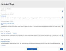 Tablet Screenshot of hummelflug.blogspot.com