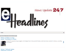 Tablet Screenshot of eheadlines.blogspot.com