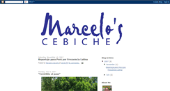 Desktop Screenshot of marceloceviche.blogspot.com