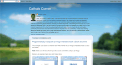 Desktop Screenshot of cathalscorner.blogspot.com