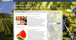 Desktop Screenshot of foodnewsupdate.blogspot.com