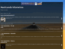 Tablet Screenshot of masticandokilometros.blogspot.com