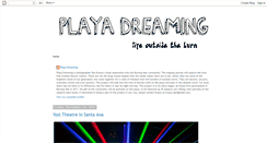Desktop Screenshot of playadreaming.blogspot.com