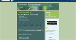 Desktop Screenshot of geocachinglog.blogspot.com