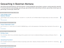 Tablet Screenshot of geocachinglog.blogspot.com
