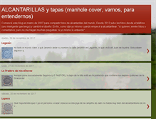 Tablet Screenshot of alcantarillasytapas.blogspot.com