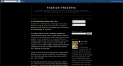 Desktop Screenshot of fashionpreserve.blogspot.com