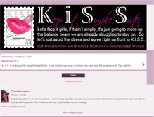 Tablet Screenshot of kiss-keepitsimplesister.blogspot.com