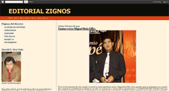 Desktop Screenshot of editorialzignos.blogspot.com