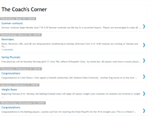 Tablet Screenshot of hccoachscorner.blogspot.com